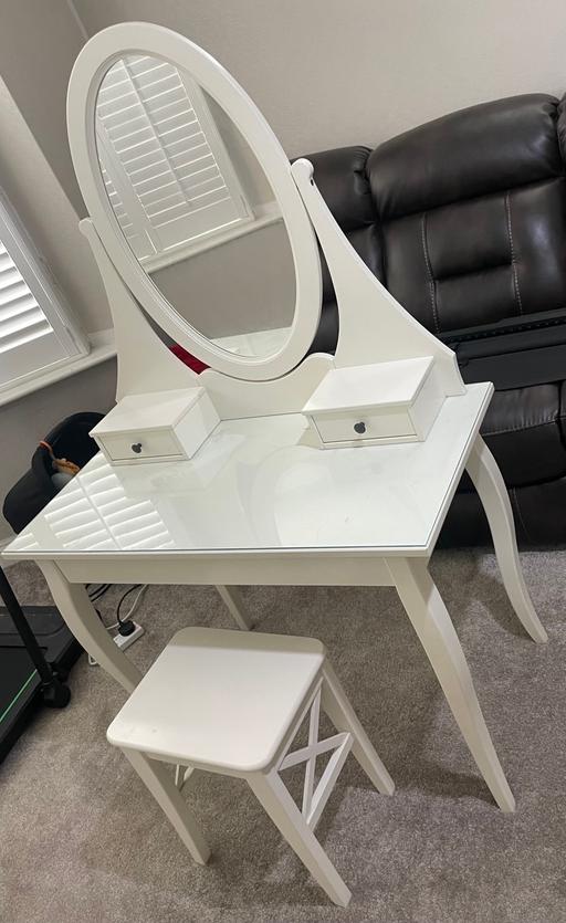 Buy & Sell Kitts Green Birmingham - Photos for IKEA dressing table with mirror & stool