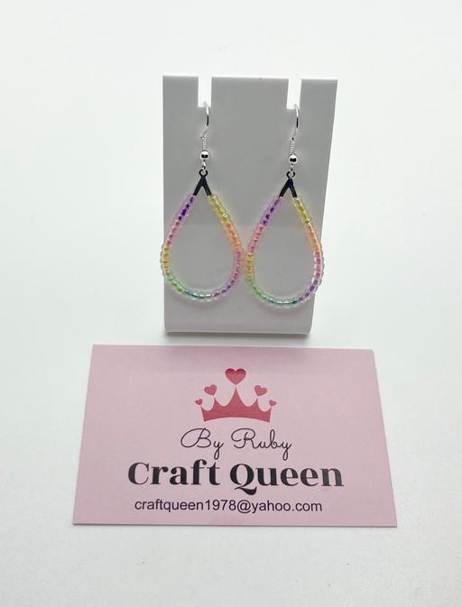 Buy & Sell Ward End Birmingham - Photos for Glow in the dark Teardrop seed bead earrings