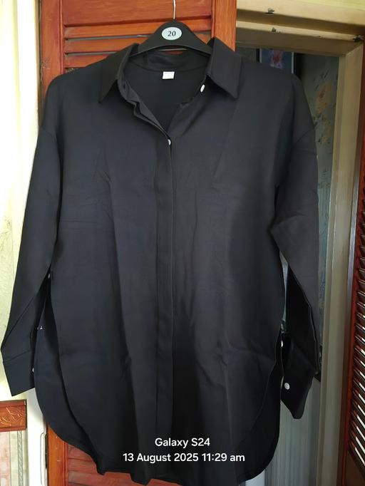 Buy & Sell Quinton Birmingham - Photos for Warmy oversized Lapel Button Shirt Dress