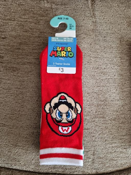 Buy & Sell Ramsgate Thanet - Photos for bn 3pk Super Mario socks age 7-10yrs