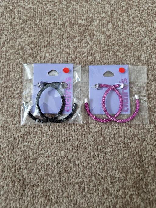 Buy & Sell Ramsgate Thanet - Photos for bn 2 x sparkly hoop earrings
