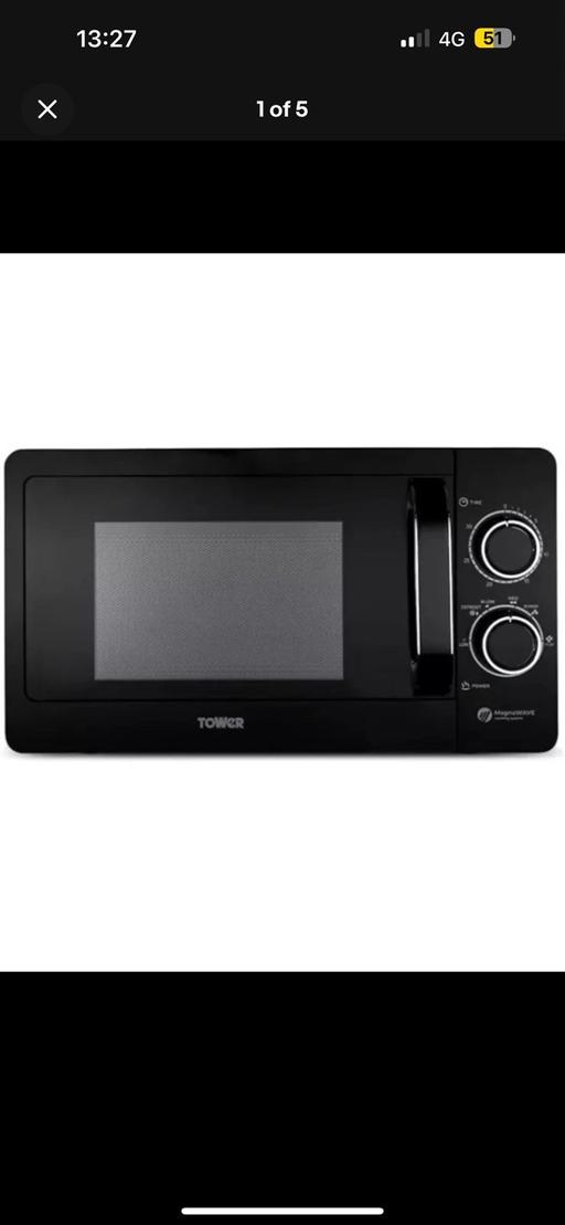 Buy & Sell Wembley Brent - Photos for Tower 20L Manual Microwave T24042BLK 800W