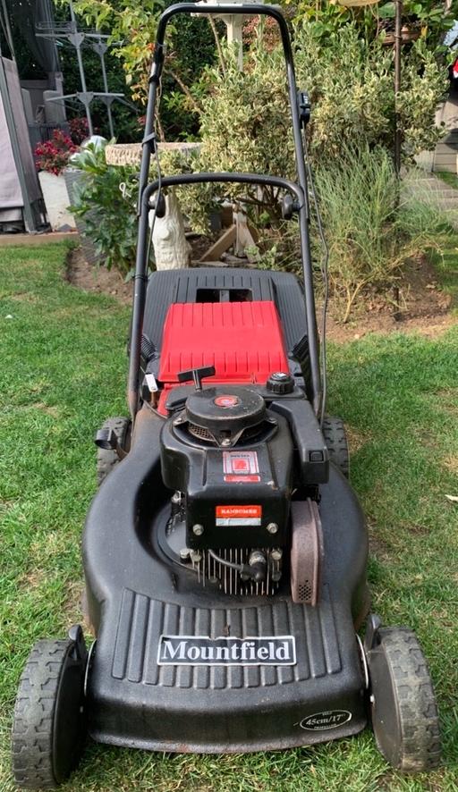 Buy & Sell Wigginton Tamworth - Photos for Mountfield petrol lawn mower with grass box