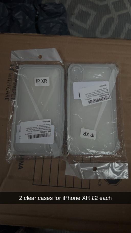 Buy & Sell Darlaston Walsall - Photos for 2 clear cases for iPhone XR