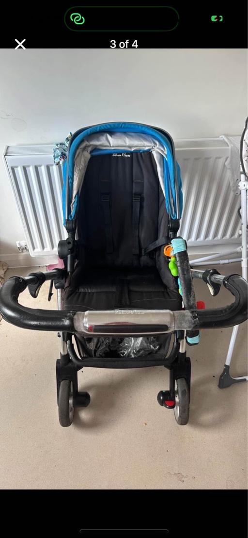 Buy & Sell Church Hill North Redditch - Photos for Blue silver cross wayfarer 3in1 travel system