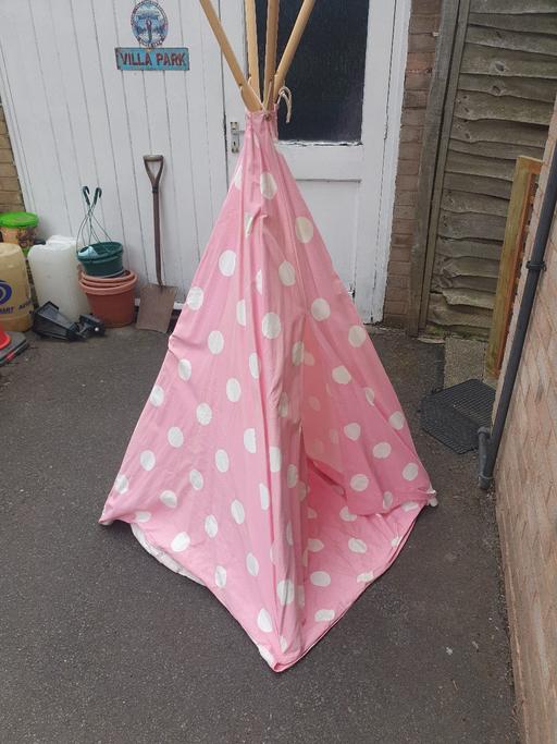 Buy & Sell Pensnett Dudley - Photos for Kids, Pink & White Pilka Dot TeePee, Decent