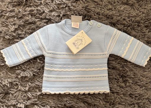Buy & Sell Sydenham Hill South East London - Photos for Jan & Elion baby blue cardigan (Newborn)