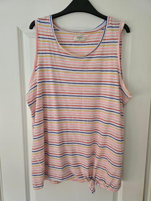 Buy & Sell Rowley Regis Sandwell - Photos for Matalan multi coloured strip t shirt top-uk18