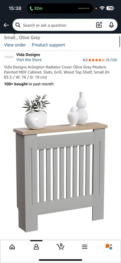 Buy & Sell Kenley Croydon - Photos for Arlington Radiator Cover Small