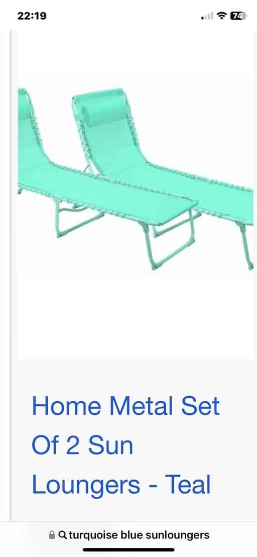 Buy & Sell Selly Oak Birmingham - Photos for X2 sun lounger chairs