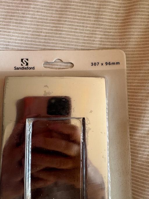 Buy & Sell New Eltham South East London - Photos for Brand new heavy silver letterbox with fixings
