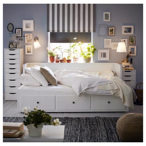 Buy & Sell Queensbury North West London - Photos for Ikea Day-bed frame with 3 drawers (white)