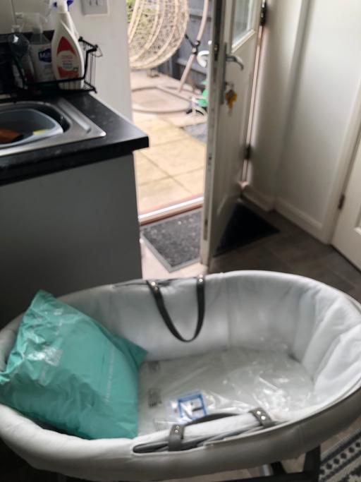 Buy & Sell West Bromwich Sandwell - Photos for Lovely Grey clair de lune Moses basket