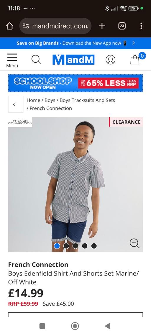 Buy & Sell Chelmsley Wood Solihull - Photos for Boys shorts and shirt
