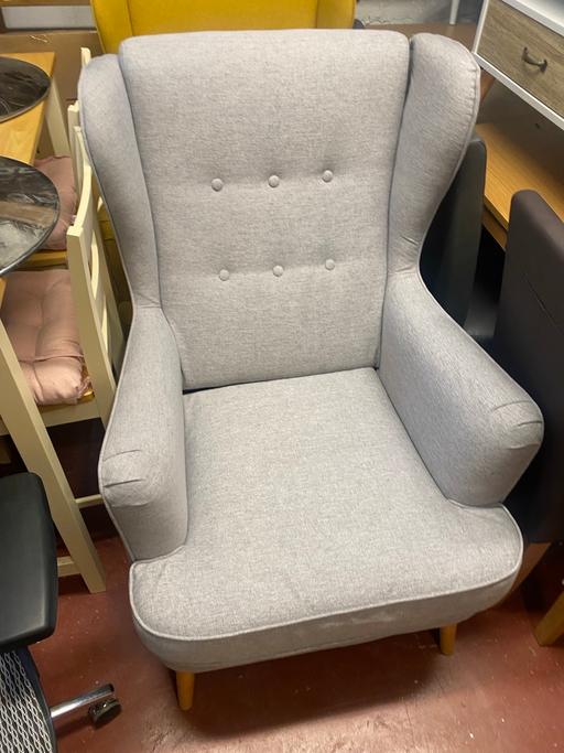 Buy & Sell Coventry City Centre Coventry - Photos for Habitat Callie Fabric Wingback Chair - Grey