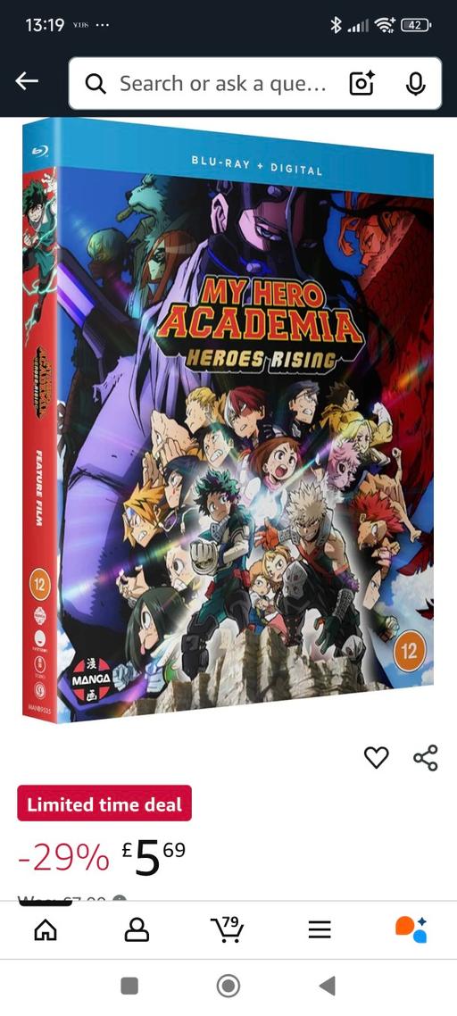 Buy & Sell Chelmsley Wood Solihull - Photos for My hero academia blu ray heroes rising