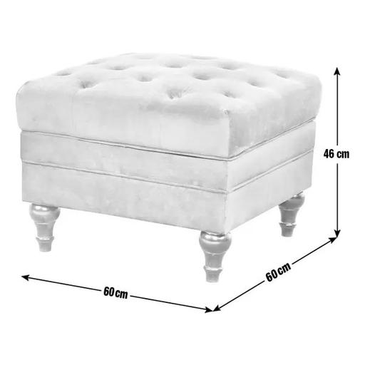 Buy & Sell Coventry City Centre Coventry - Photos for Chesterfield Velvet Storage Footstool - Blue