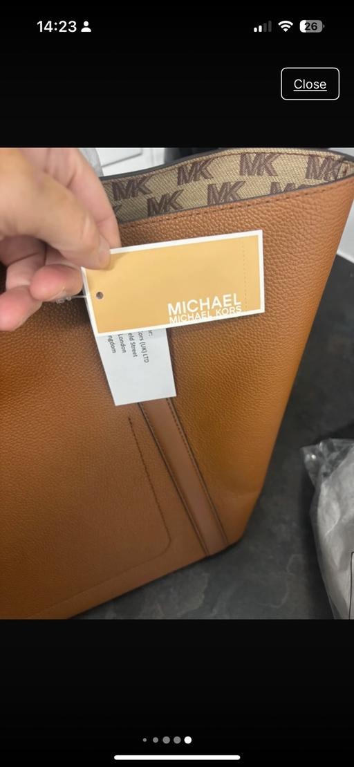 Buy & Sell Dudley West Midlands - Photos for Michael Kors Hadleigh leather tote bag