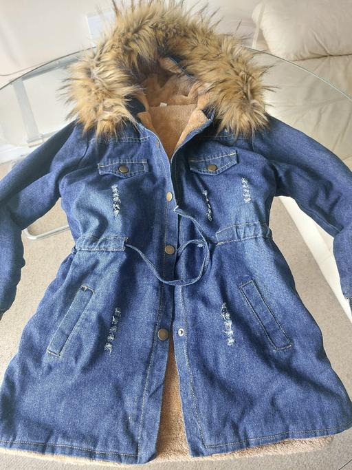 Buy & Sell Webheath Redditch - Photos for Girls denim parka coat ages 10-11