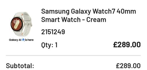 Buy & Sell Wapping East London - Photos for Samsung galaxy watch only used for a week