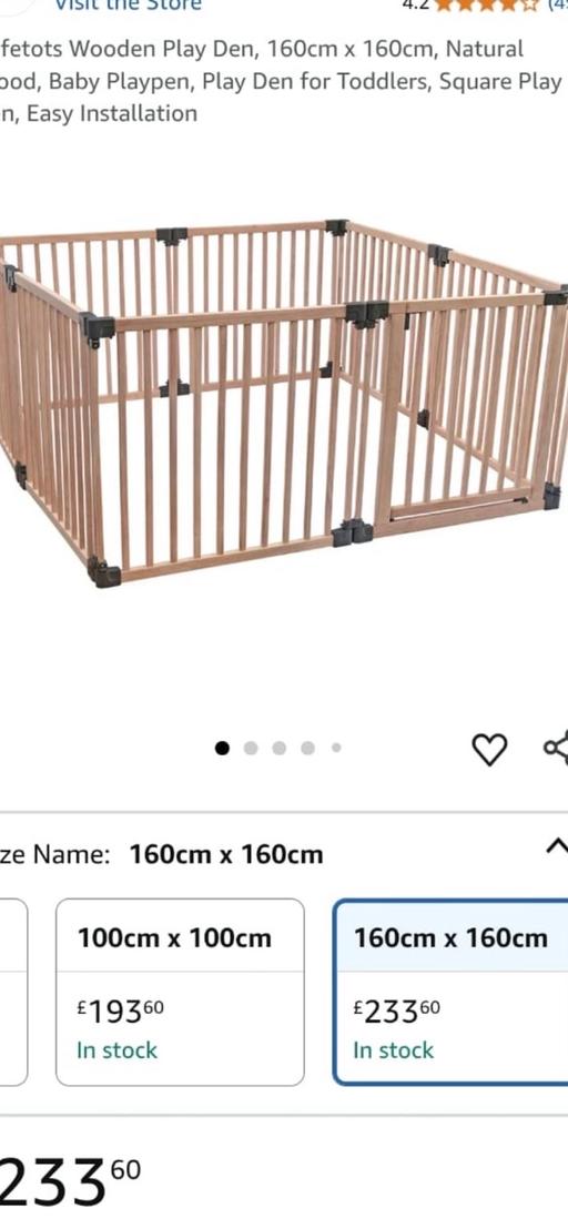 Buy & Sell Wellingborough North Northamptonshire - Photos for Wooden playpen
