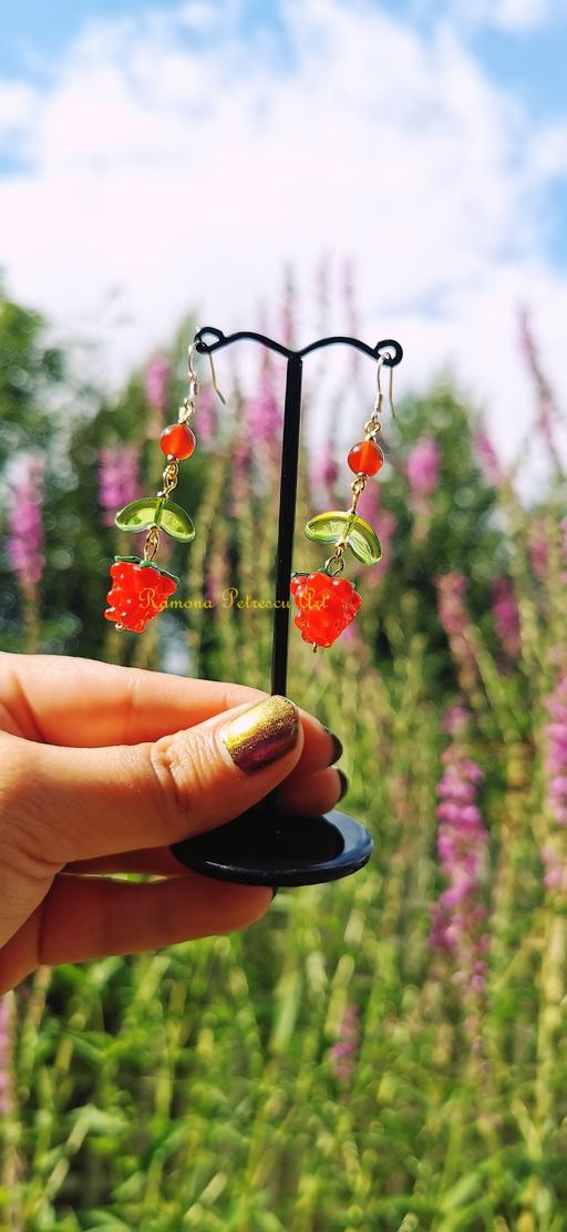 Buy & Sell Wylde Green Birmingham - Photos for 🍓Berry Sweet Carnelian Crystal 925 Earrings