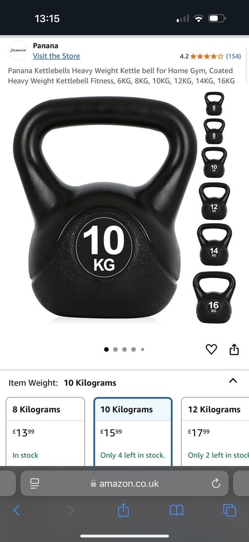 Buy & Sell Stanleytown Rhondda Cynon Taf - Photos for 10 KG Kettle Bell
