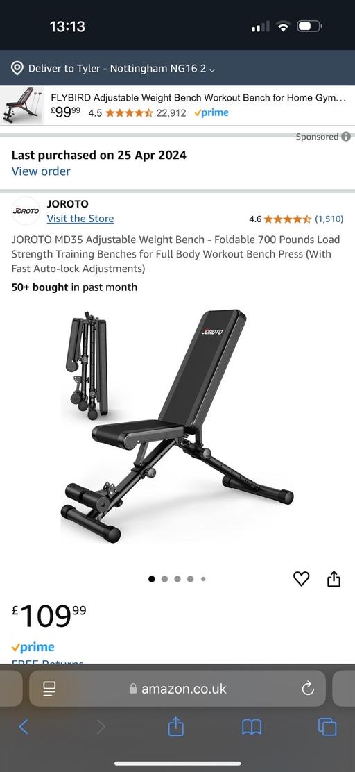 Buy & Sell Stanleytown Rhondda Cynon Taf - Photos for Foldable & Adjustable Weight Lifting Bench