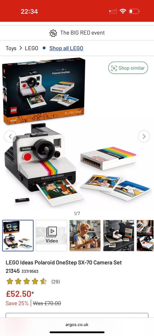 Buy & Sell Tylorstown Rhondda Cynon Taf - Photos for Lego Polaroid Camera