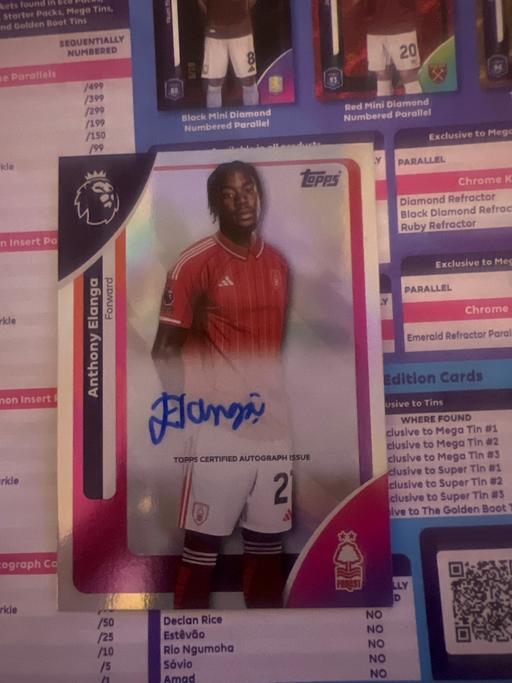 Buy & Sell Barkham Wokingham - Photos for Elanga autograph 25/26 topps card