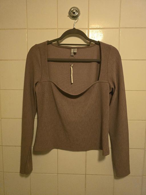 Buy & Sell Greenwich South East London - Photos for Asos Scoop Neck Long Sleeve Ribbed Top New