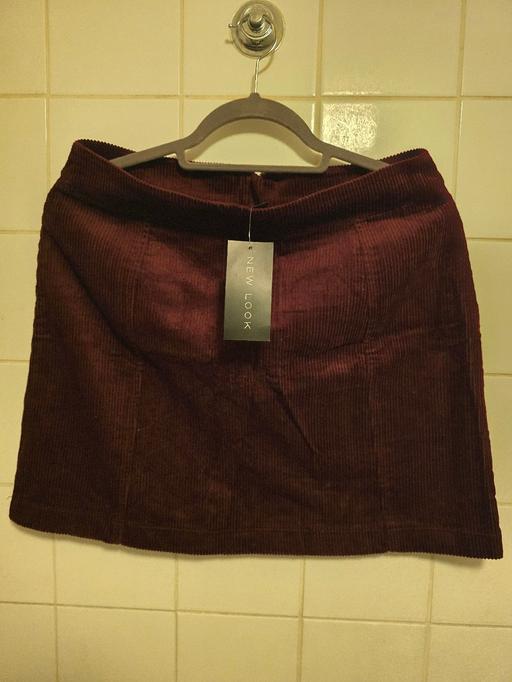 Buy & Sell Greenwich South East London - Photos for New Look Cy Zip Front Corduroy Mini Skirt New