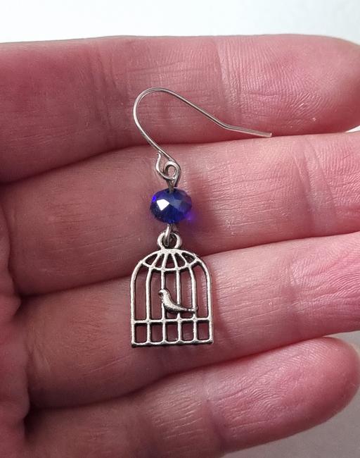 Buy & Sell Liverpool Knowsley - Photos for Bird Cage and Rondelle Crystal Glass Earrings