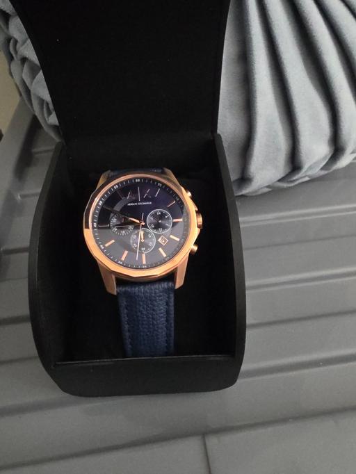 Buy & Sell Moseley Birmingham - Photos for Armani exchange watch navy blue + gold.