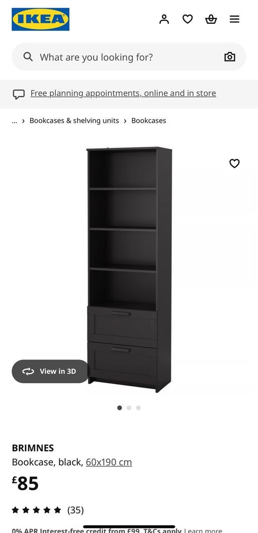 Buy & Sell Brentford Hounslow - Photos for IKEA Brimnes Bookshelf with drawers - Used
