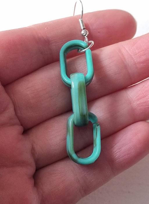 Buy & Sell Liverpool Knowsley - Photos for AquaTurqoise Paperchain Link Earrings