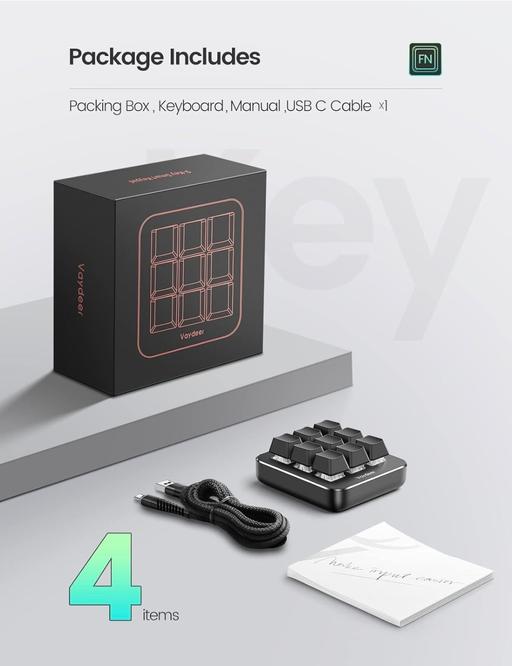 Buy & Sell Leamouth East London - Photos for VAYDEER One Handed Macro Keyboard Mechanical