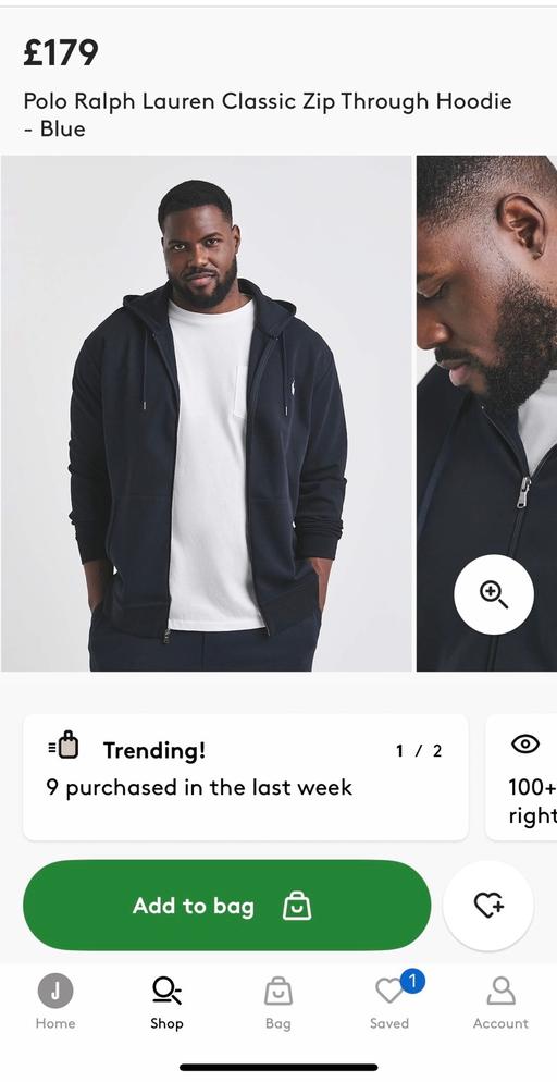 Buy & Sell Caversham Reading - Photos for Ralph Lauren, blue, 6xl hoodie. Rrp £185…