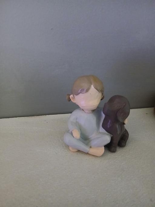 Buy & Sell Bradley Fold Trading Estate Bury - Photos for Girl & Dog Ornament(Like New)