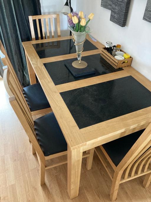 Buy & Sell Brampton Rotherham - Photos for Light Oak & Granite Three Peace Set
