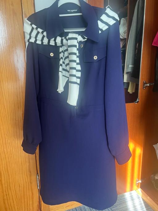 Buy & Sell Bournbrook Birmingham - Photos for Navy Shirt Dress with Nautical Striped Cape