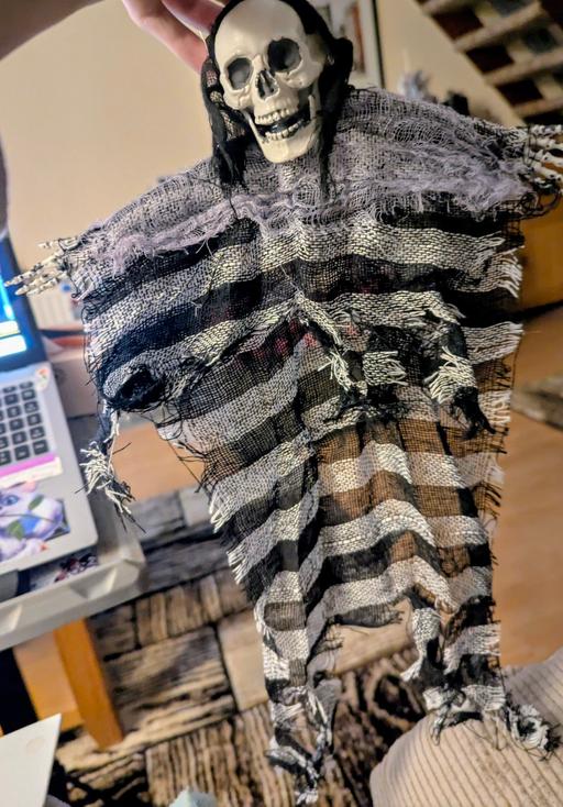 Buy & Sell Georgetown Blaenau Gwent - Photos for 🎃 Halloween black/white Skelton ghoul. New