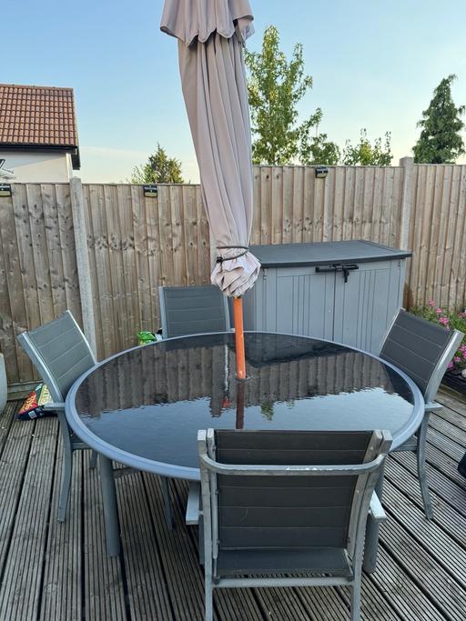 Buy & Sell Rochester Medway - Kent - Photos for Patio table and chairs with parasol