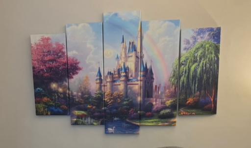 Classes Waddon South East London - Photos for 5 Piece Disney Castle Wall Art Canvas