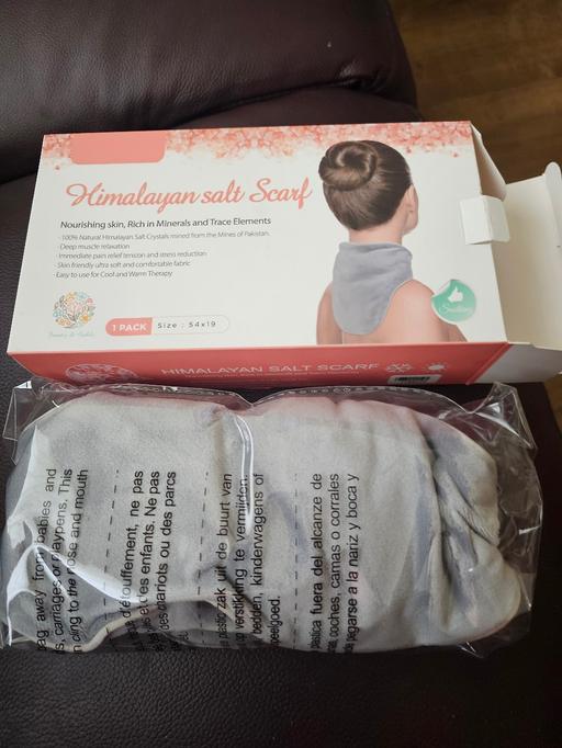 Buy & Sell Pensnett Dudley - Photos for HIMALAYAN SALT SCARF....PAIN/STRESS...NEW