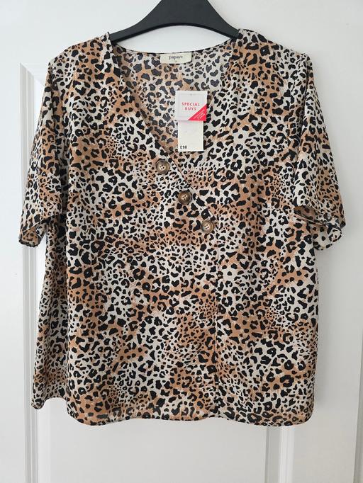Buy & Sell Oldbury Sandwell - Photos for Matalan Animal print blouse 👚 uk14 bnwt