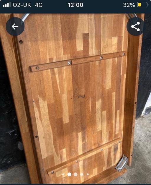 Buy & Sell Wapping East London - Photos for IKEA ekensberg solid wood dining table