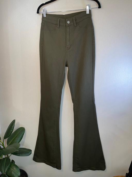 Buy & Sell Cross Green Leeds - Photos for Green High Waisted Flared Jeans Trousers