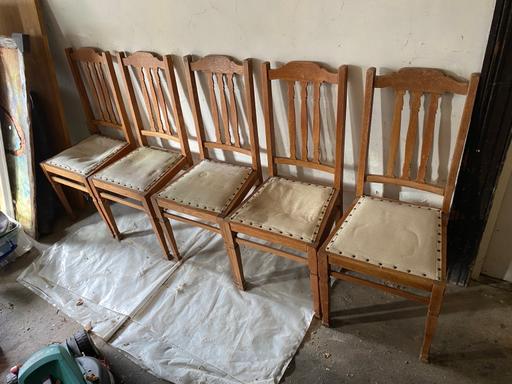 Buy & Sell Hove Brighton - Photos for Arts & Crafts oak dining chairs