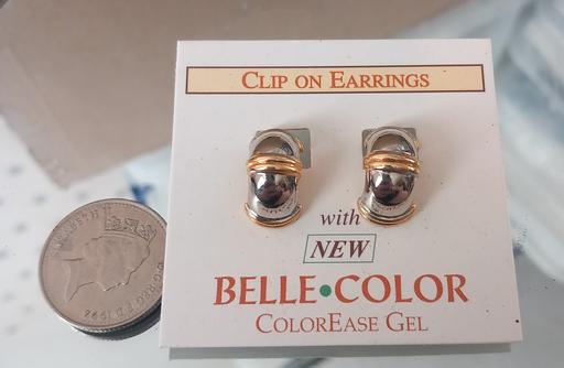 Buy & Sell Thatto Heath Saint Helens - Photos for Vintage gold & silver plated clipon earrings